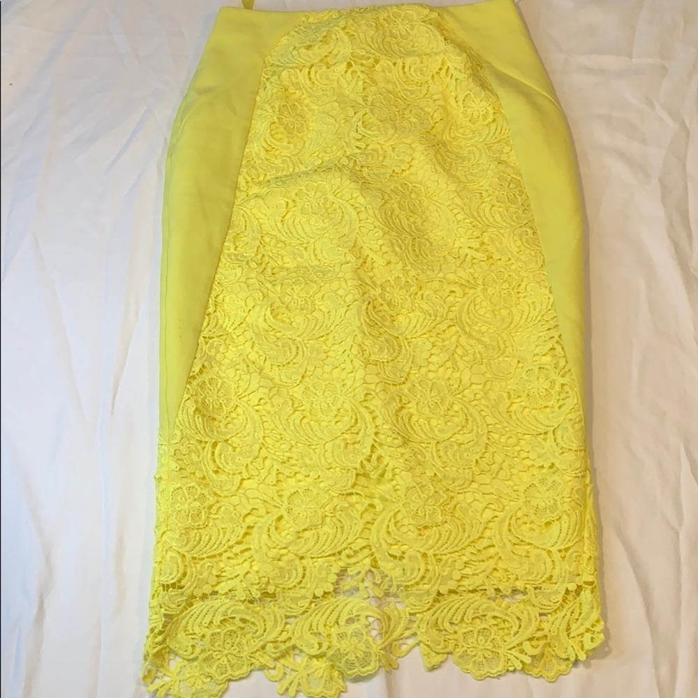 River Island Lace Midi Skirt